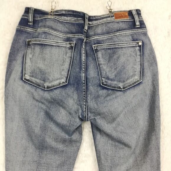 Judy Blue Womens Jeans Skinny Fit Denim Blue Stone Wash High Rise Stretch 11 - Picture 10 of 11